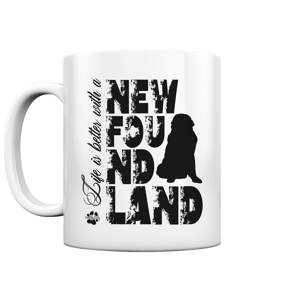 Life is better with a Newfoundland - Tasse glossy - Multitalenty