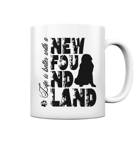 Life is better with a Newfoundland - Tasse glossy - Multitalenty