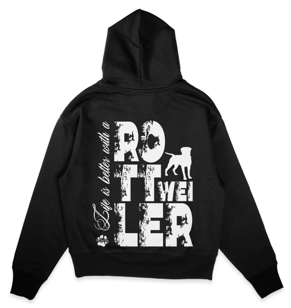 Life is better with a Rottweiler - Organic Oversize Hoodie - Multitalenty