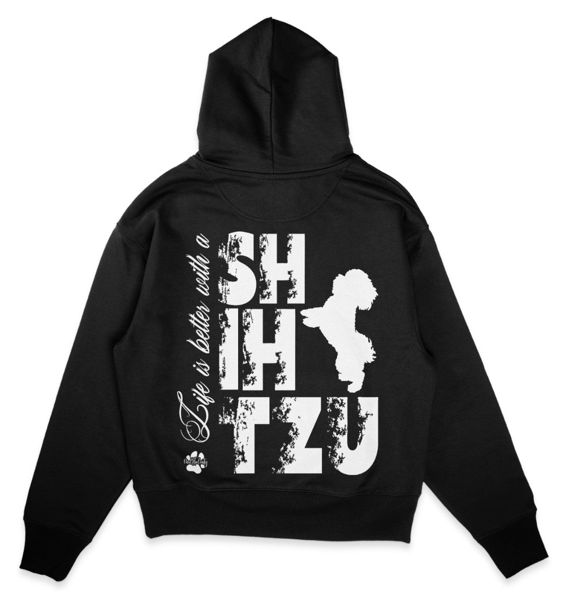 Life is better with a Shih Tzu - Organic Oversize Hoodie - Multitalenty