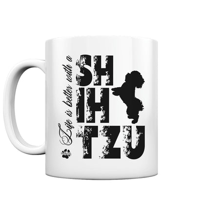 Life is better with a Shih Tzu - Tasse glossy - Multitalenty