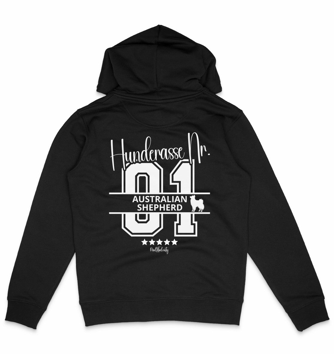 Nr. 01 Australian Shepherd - Organic Hoodie - Multitalenty