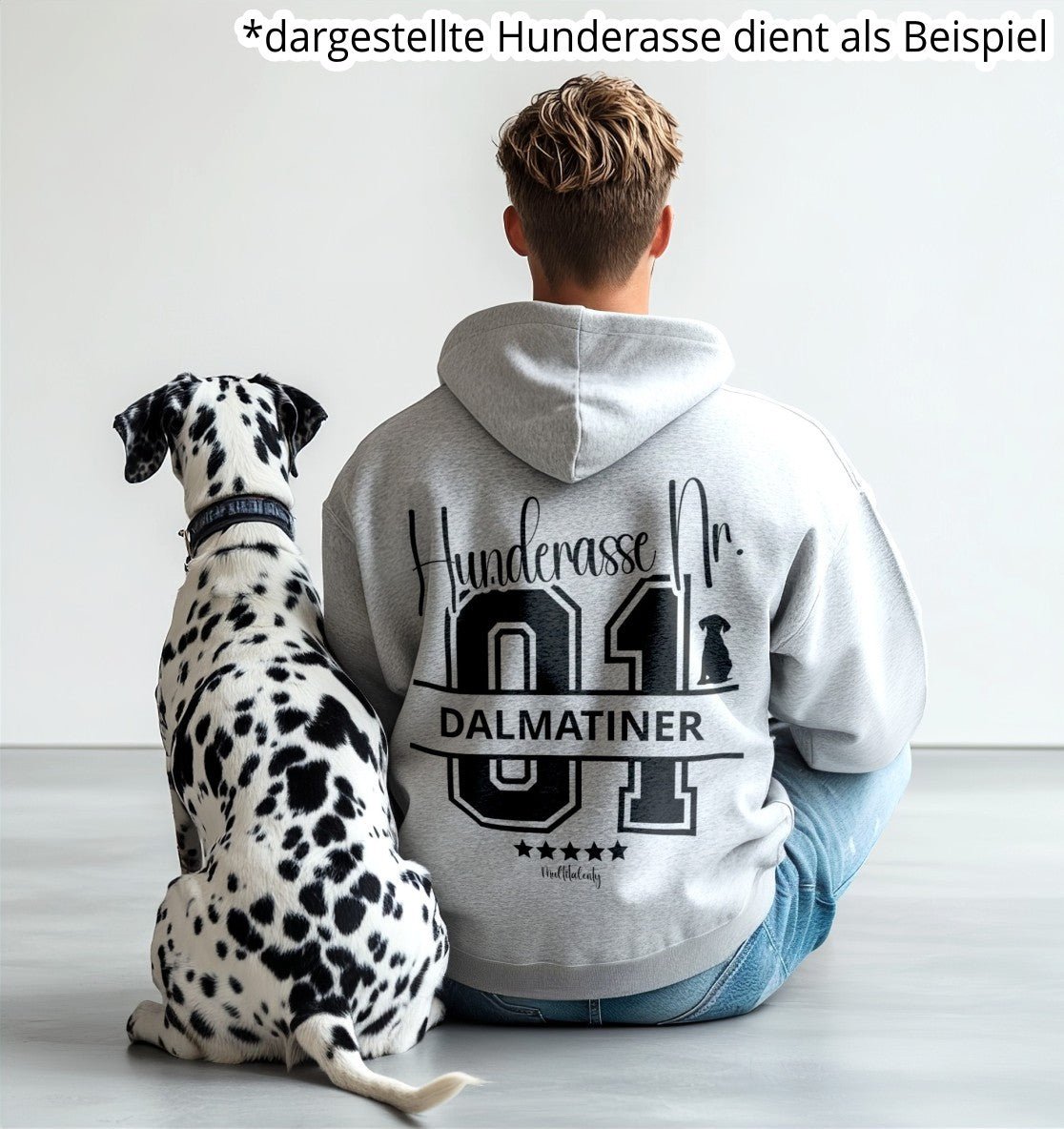 Nr. 01 Australian Shepherd - Organic Oversize Hoodie - Multitalenty