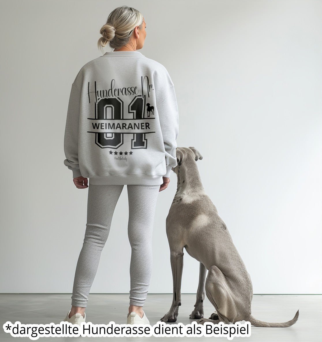 Nr. 01 Australian Shepherd - Organic Oversize Sweatshirt - Multitalenty