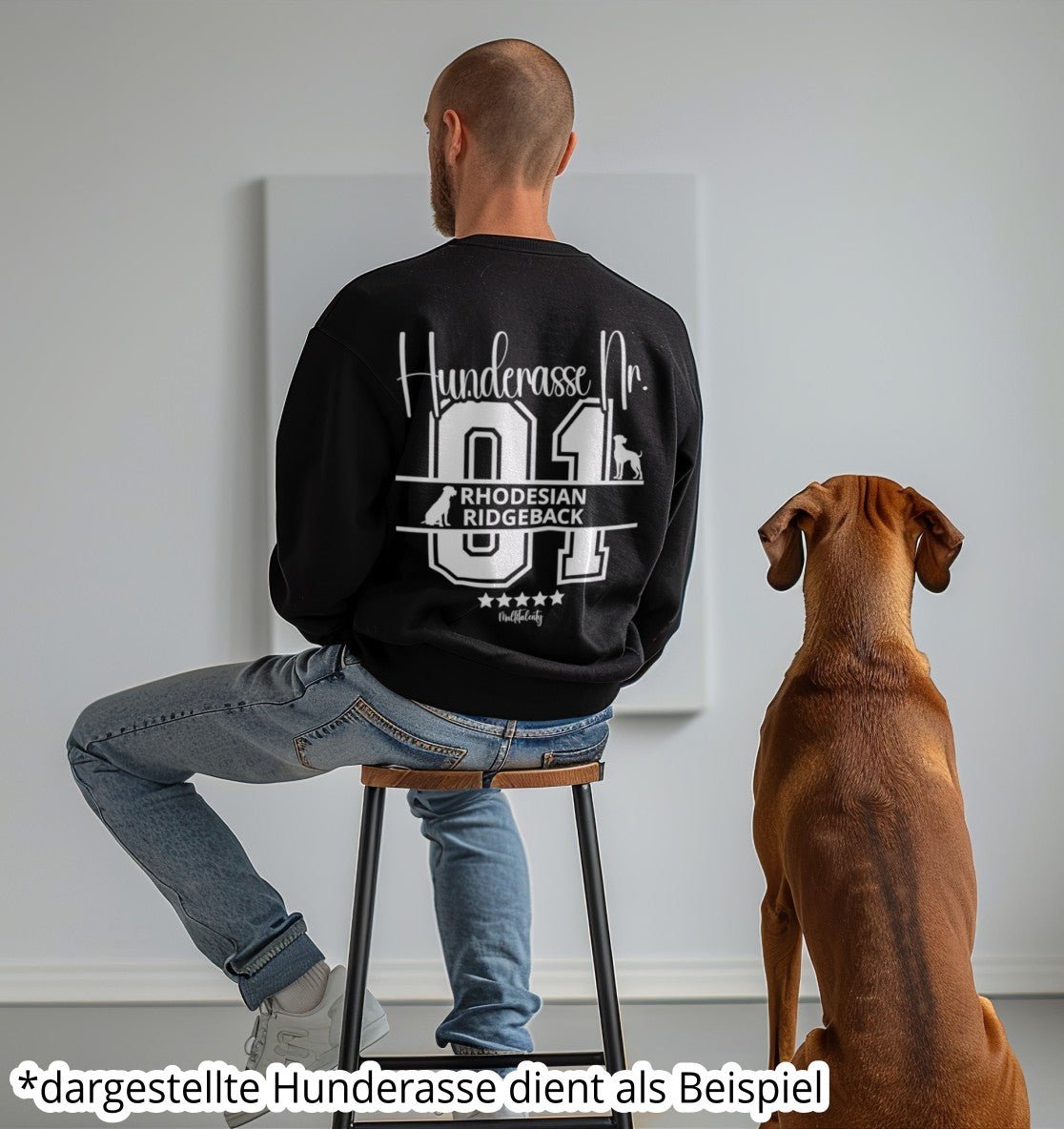 Nr. 01 Australian Shepherd - Organic Oversize Sweatshirt - Multitalenty