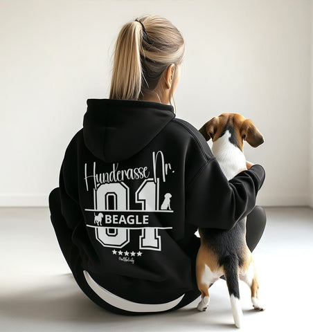 Nr. 01 Beagle - Organic Oversize Hoodie - Multitalenty