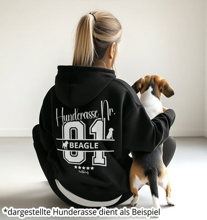 Nr. 01 Border Collie - Organic Oversize Hoodie - Multitalenty