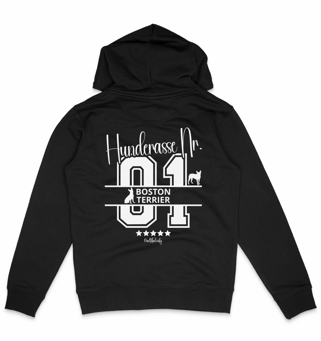 Nr. 01 Boston Terrier - Organic Hoodie - Multitalenty