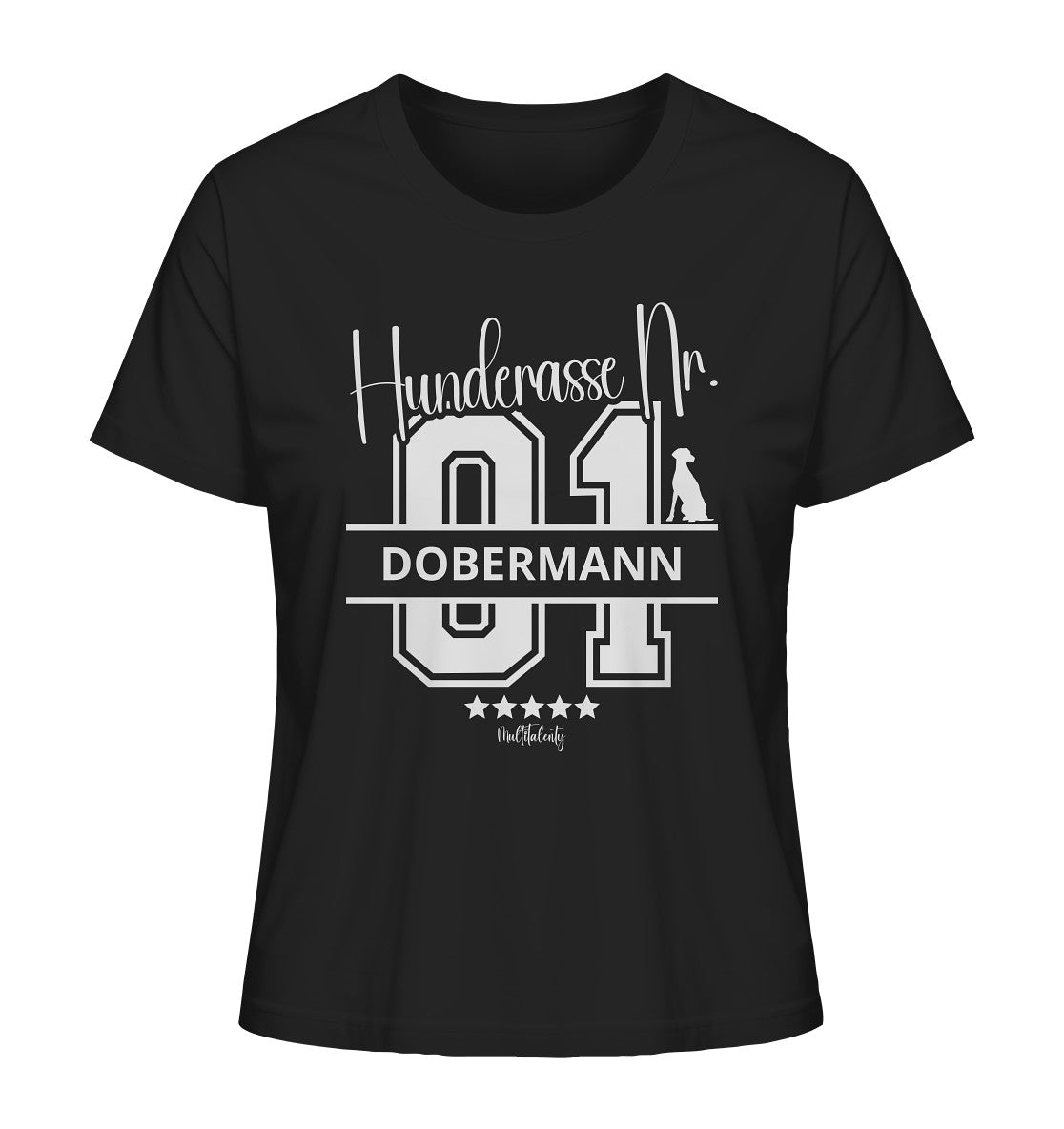 Nr. 01 Dobermann - Ladies Organic Shirt - Multitalenty