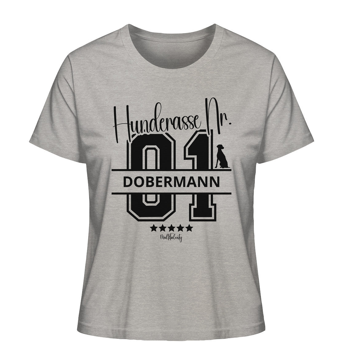 Nr. 01 Dobermann - Ladies Organic Shirt - Multitalenty