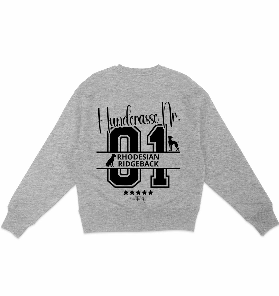 Nr. 01 Rhodesian Ridgeback - Organic Oversize Sweatshirt - Multitalenty