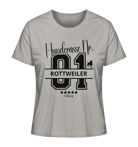 Nr. 01 Rottweiler - Ladies Organic Shirt - Multitalenty