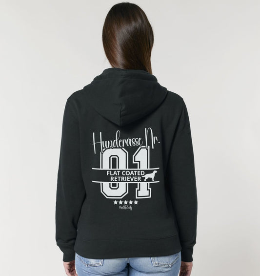 Nr. 01 Flat Coated Retriever - Organic Hoodie