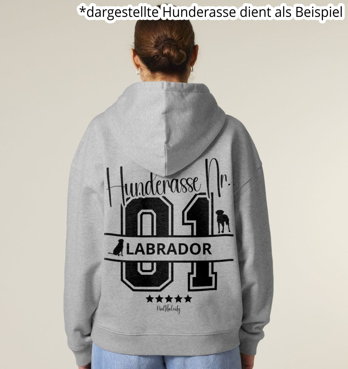 Nr. 01 Eurasier - Organic Oversize Hoodie