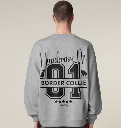 Nr. 01 Border Collie - Organic Oversize Sweatshirt