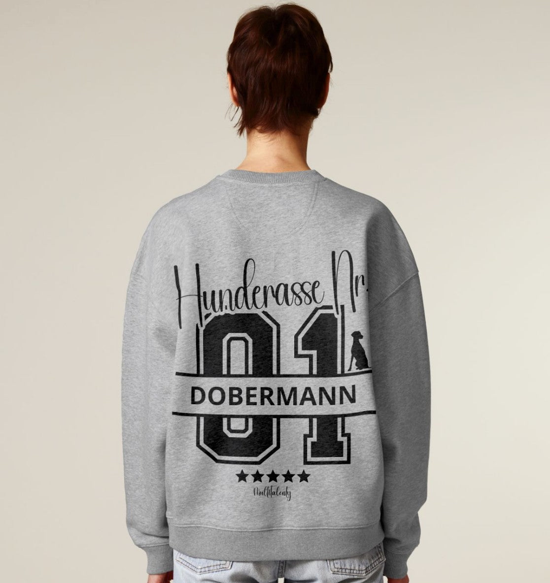 Nr. 01 Dobermann - Organic Oversize Sweatshirt