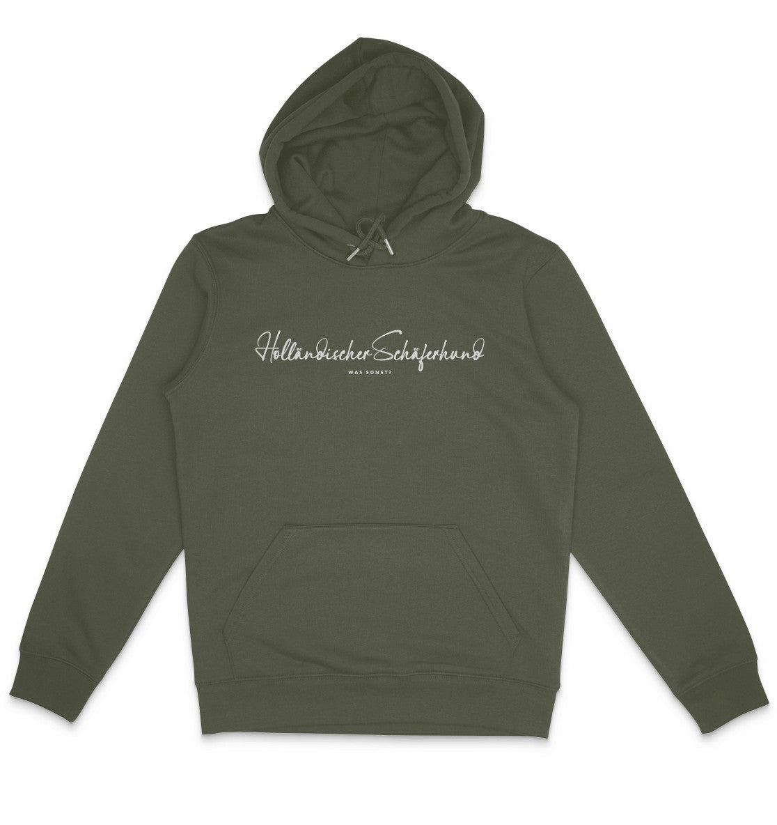 Was sonst? Holländischer Schäferhund - Organic Hoodie