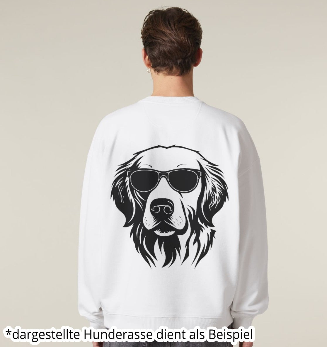 B&W Australian Shepherd - Organic Oversize Sweatshirt