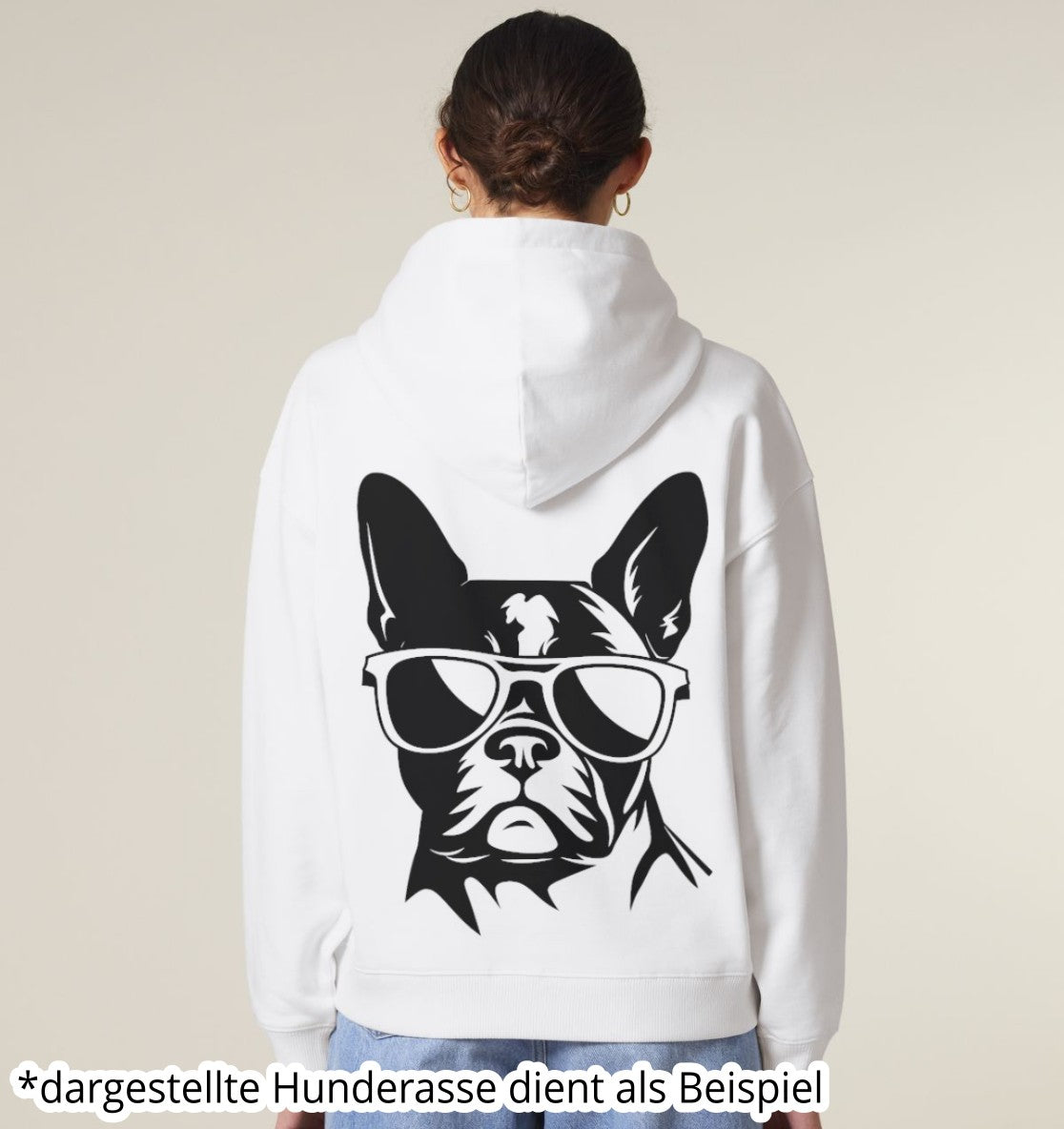 B&W Schnauzer - Organic Oversize Hoodie