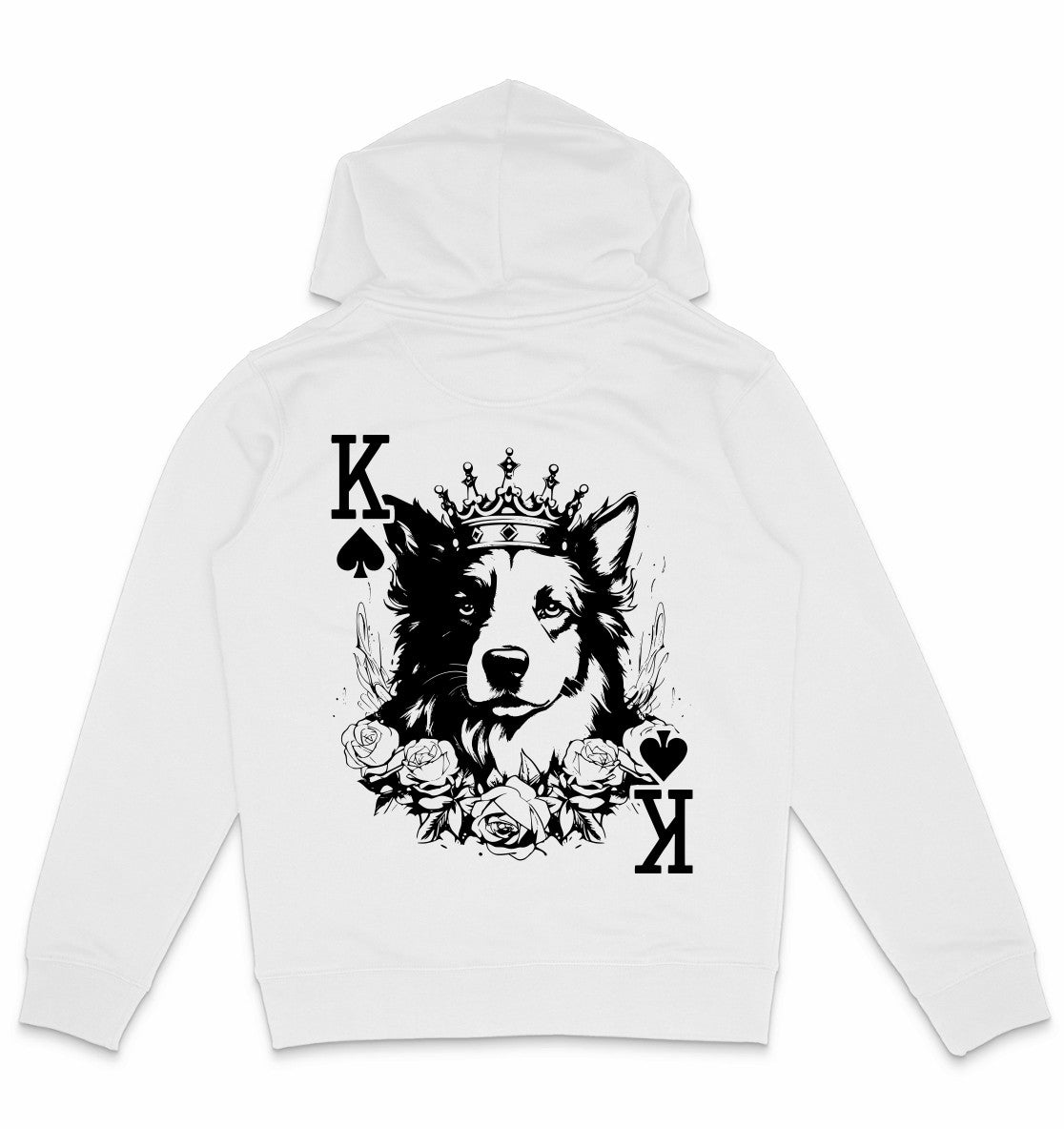 Pikkönig Border Collie - Organic Hoodie - Multitalenty