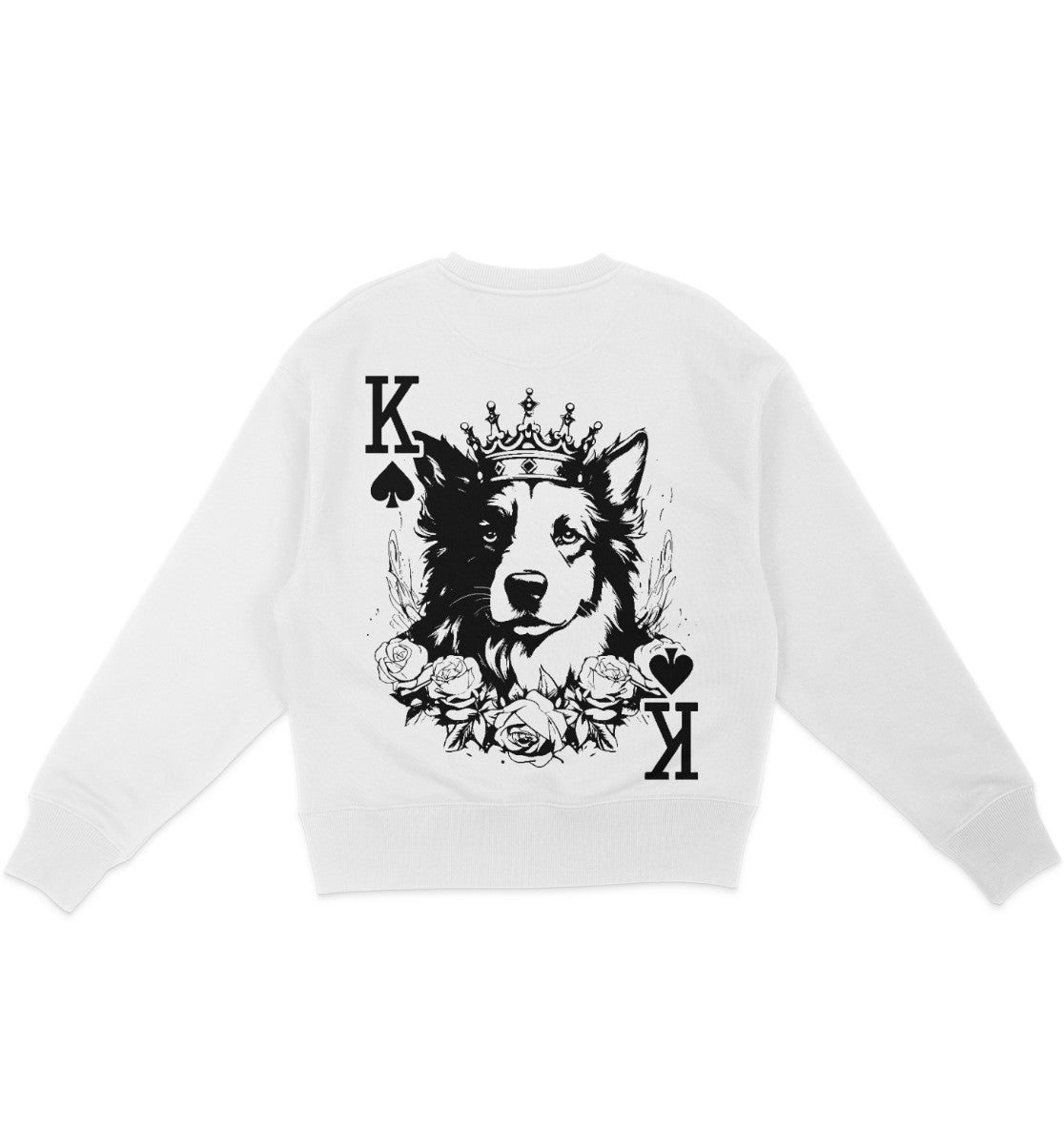 Pikkönig Border Collie - Organic Oversize Sweatshirt - Multitalenty