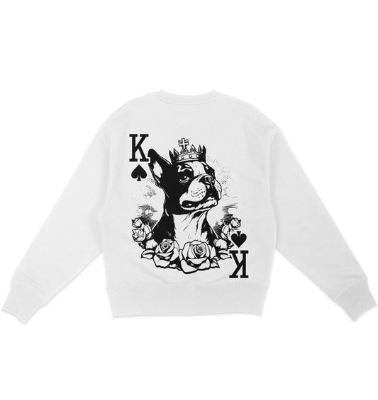 Pikkönig Boston Terrier - Organic Oversize Sweatshirt - Multitalenty