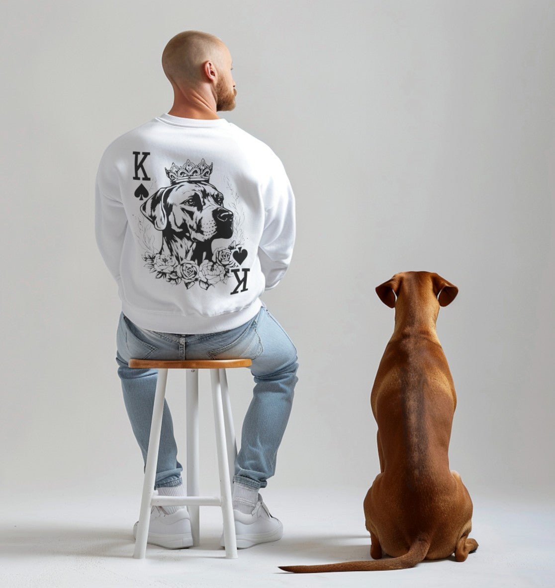 Pikkönig Rhodesian Ridgeback - Organic Oversize Sweatshirt - Multitalenty