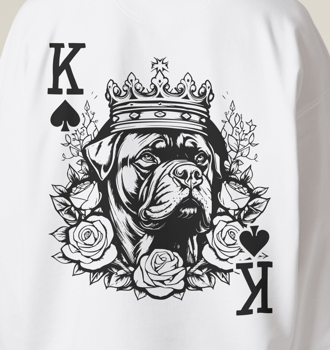 Pikkönig Bordeauxdogge - Organic Oversize Sweatshirt