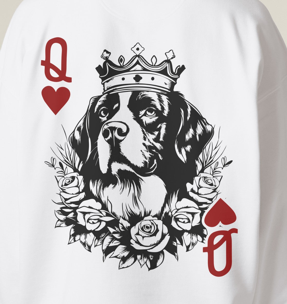 Herzkönigin Berner Sennenhund - Organic Oversize Hoodie