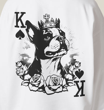 Pikkönig Boston Terrier - Organic Oversize Hoodie