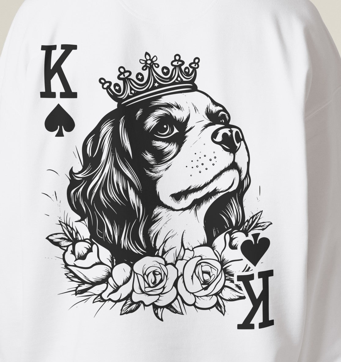 Pikkönig Cavalier King Charles Spaniel - Organic Oversize Sweatshirt