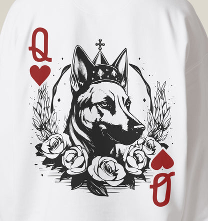 Herzkönigin Malinois - Organic Oversize Hoodie