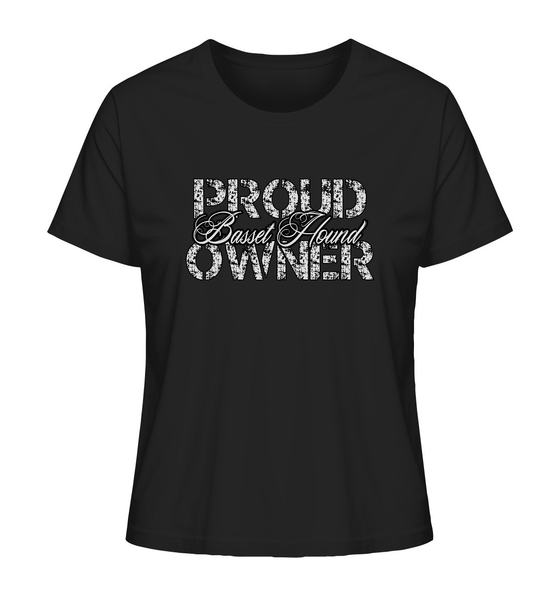 Proud Basset Hound Owner - Ladies Organic Shirt - Multitalenty