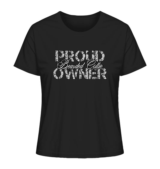 Proud Bearded Collie Owner - Ladies Organic Shirt - Multitalenty