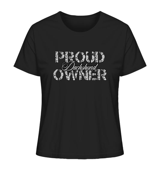 Proud Dachshund Owner - Ladies Organic Shirt - Multitalenty