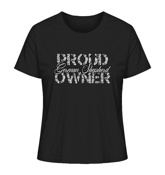 Proud German Shepherd Owner - Ladies Organic Shirt - Multitalenty