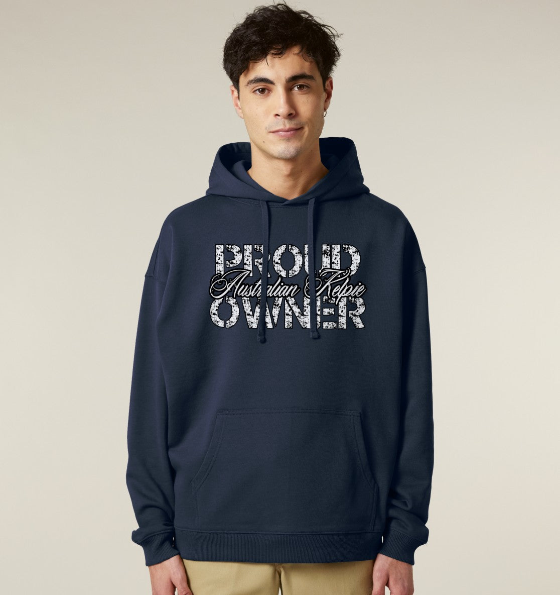 Proud Australian Kelpie Owner – Organic Oversize Hoodie