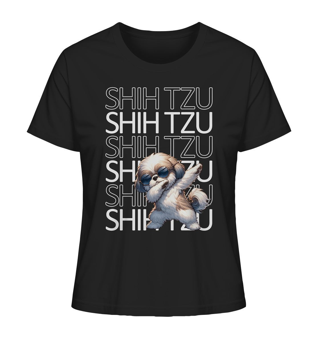 Shih Tzu Dab - Ladies Organic Shirt - Multitalenty