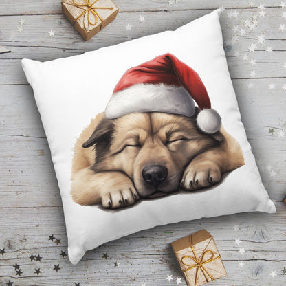 X-mas Eurasier - Kissen 40x40cm