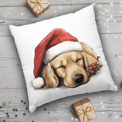 X-mas Golden Retriever - Kissen 40x40cm