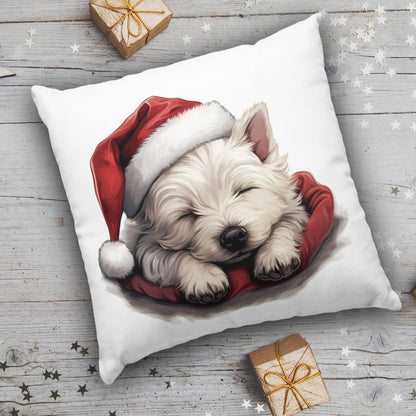 X-mas Westie - Kissen 40x40cm