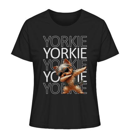 Yorkie Dab - Ladies Organic Shirt - Multitalenty