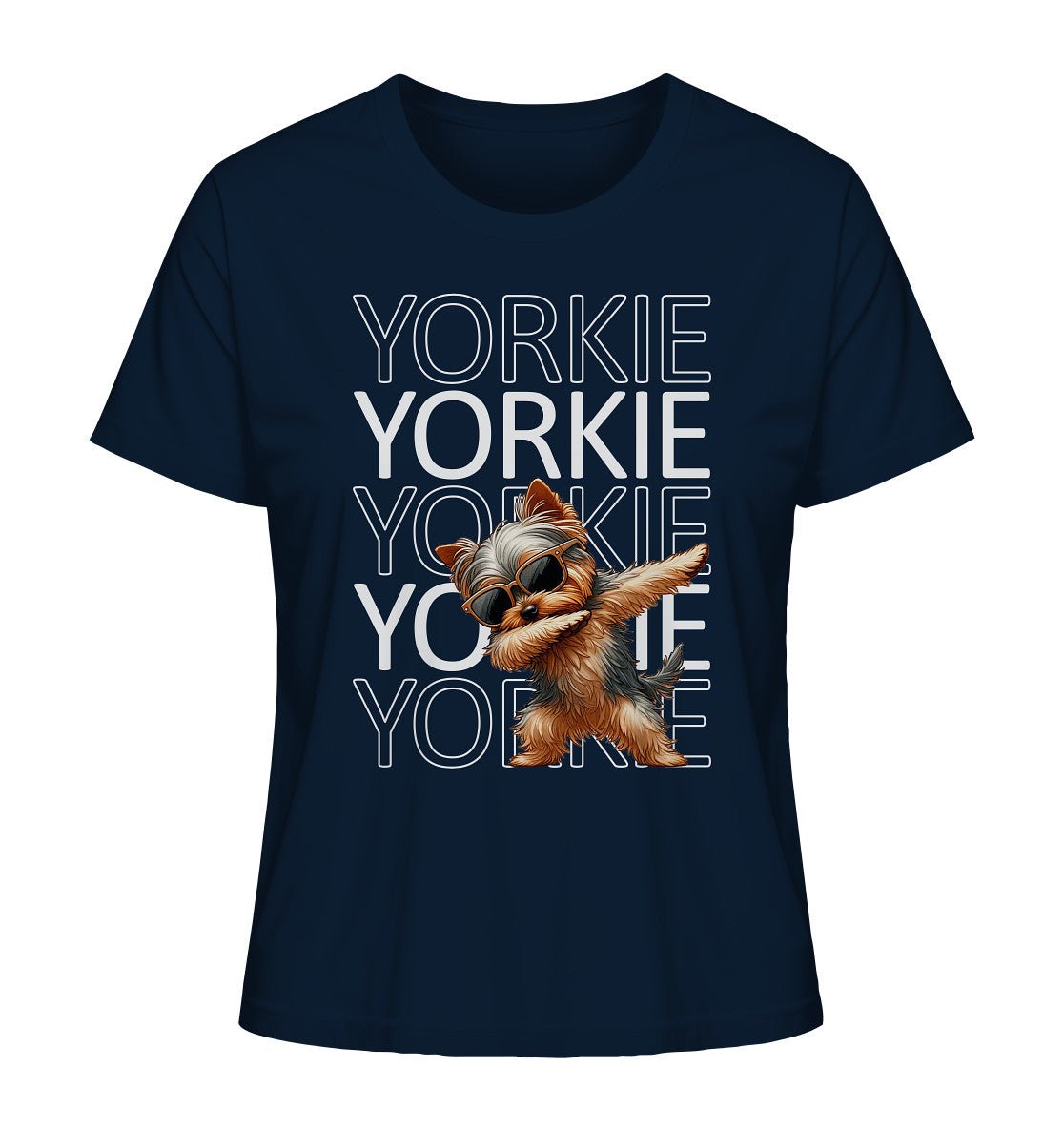 Yorkie Dab - Ladies Organic Shirt - Multitalenty