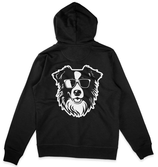 B&W Australian Shepherd - Organic Zipper - Multitalenty