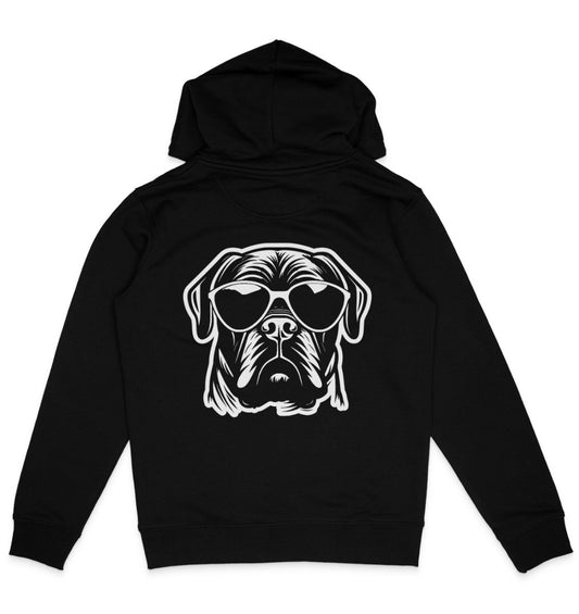 B&W Bordeauxdogge - Organic Hoodie - Multitalenty