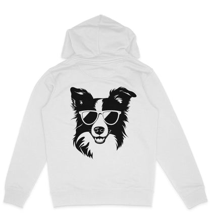 B&W Border Collie - Organic Hoodie - Multitalenty