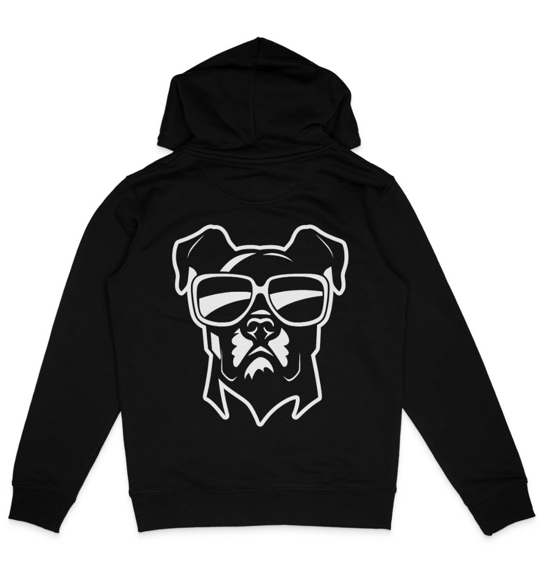 B&W Boxer - Organic Hoodie - Multitalenty