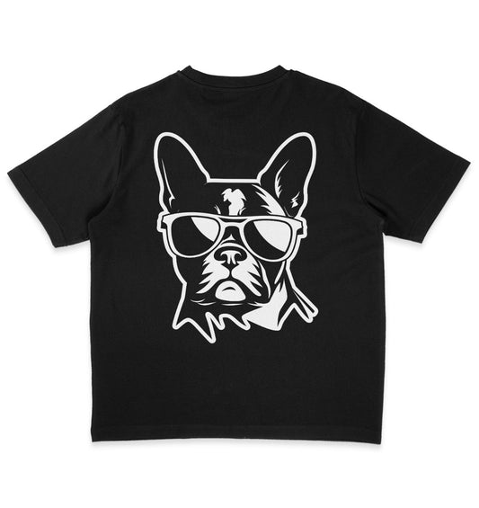 B&W Französische Bulldogge - Organic Relaxed Shirt - Multitalenty