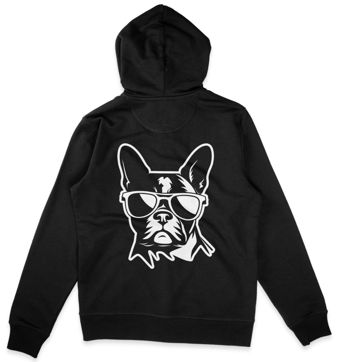 B&W Französische Bulldogge - Organic Zipper - Multitalenty