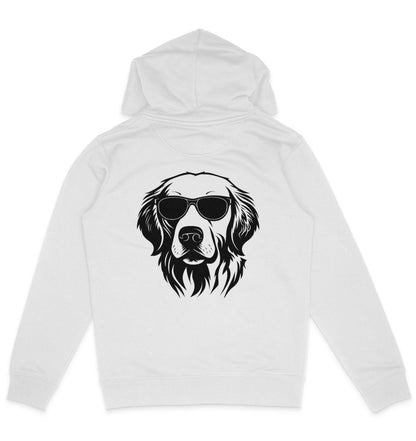 B&W Golden Retriever - Organic Hoodie - Multitalenty